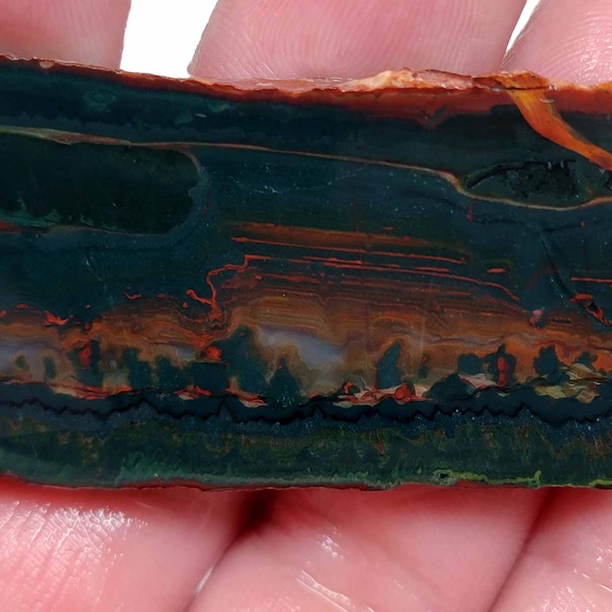 High Grade Idaho Sunset Jasper Slab!  Lapidary Stone Slab!