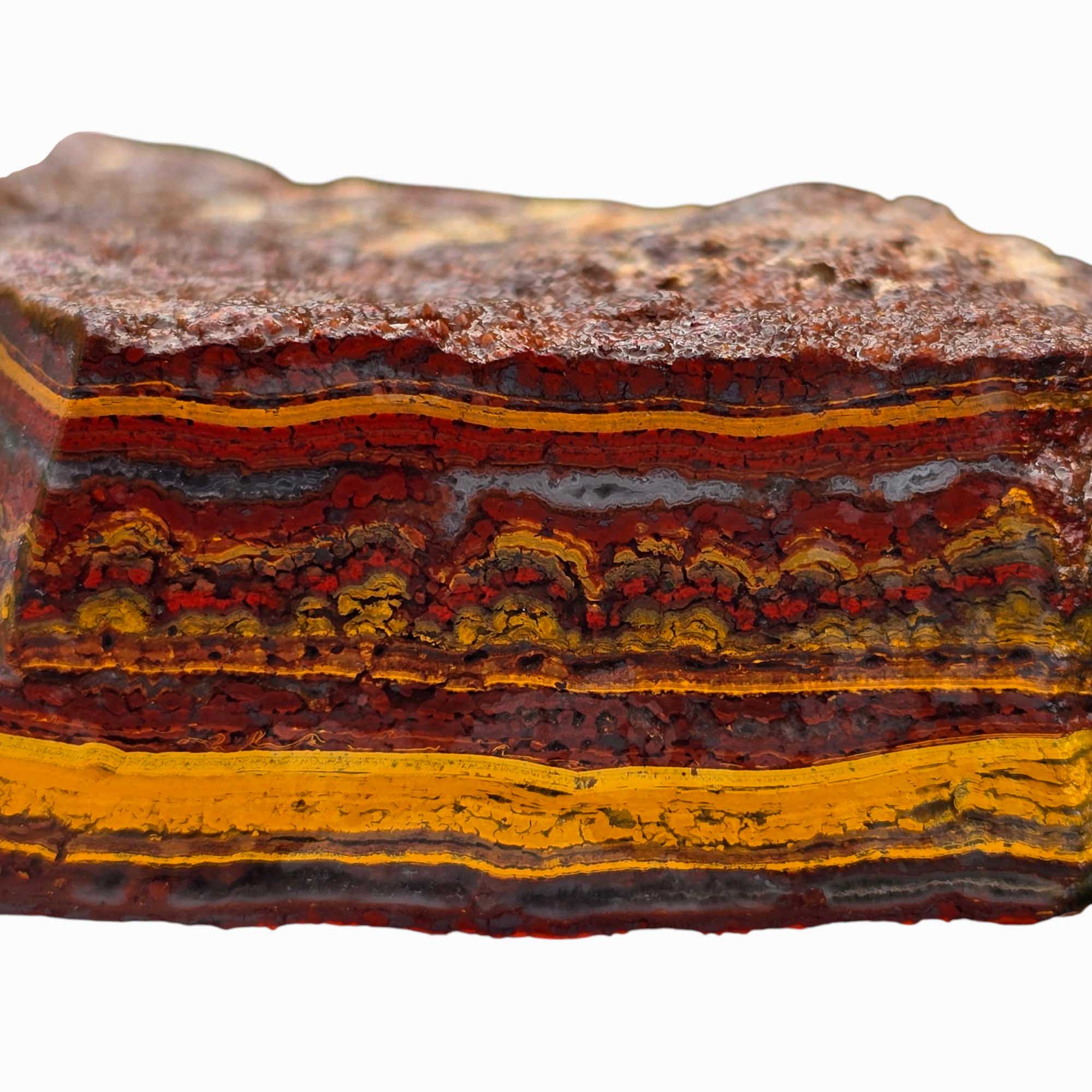 Apple Valley Jasper Lapidary Cutting Rough Chunk Stone Cut Face