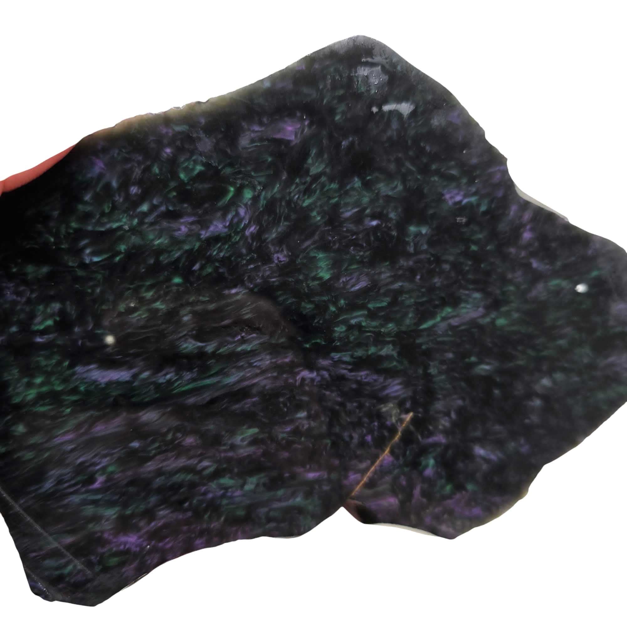 Mexican Velvet Obsidian Lapidary Stone Slab Slice Cut Rock