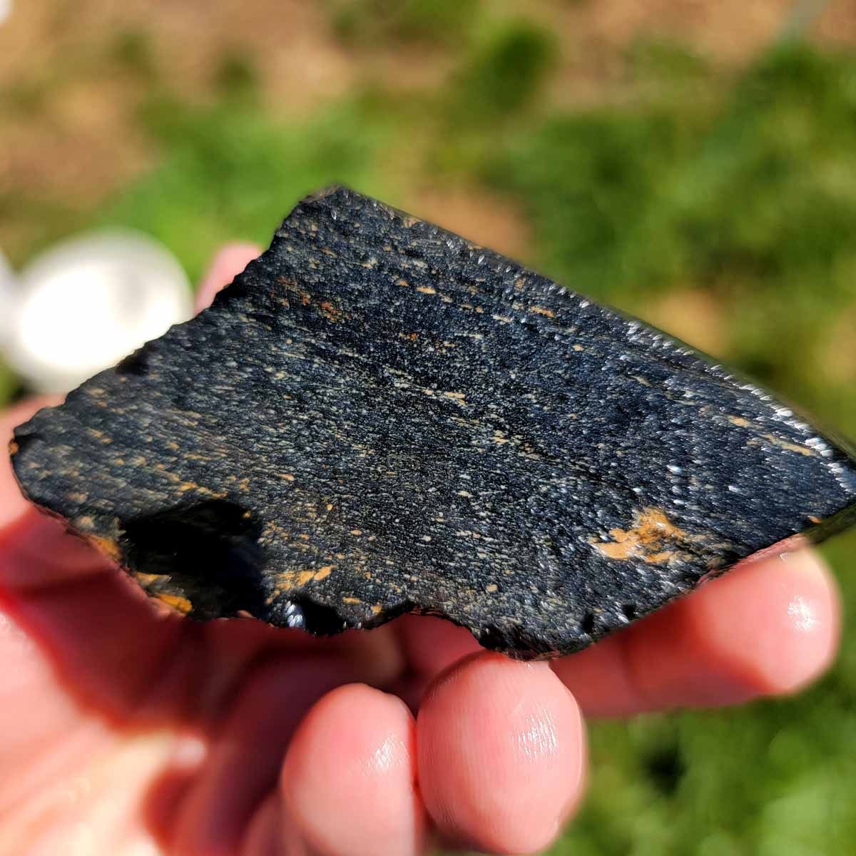 Highgrade Mexican Velvet Obsidian Rough Chunk!