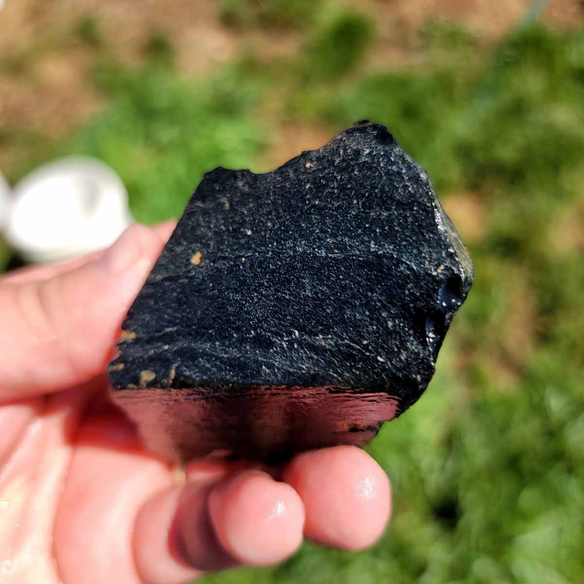 Highgrade Mexican Velvet Obsidian Rough Chunk!