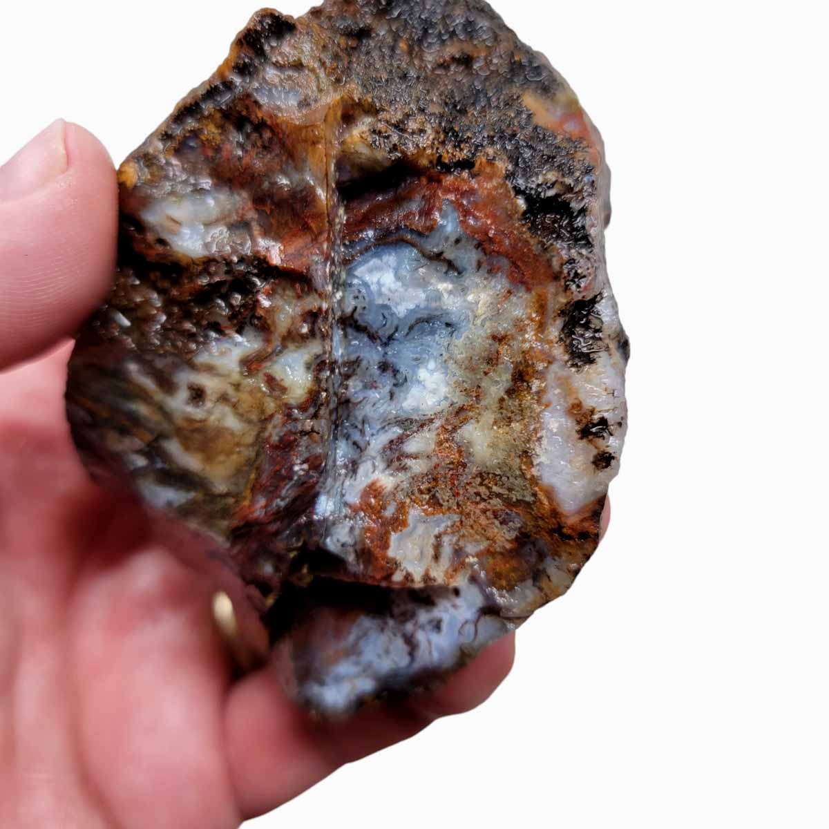 San Carlos Moss Agate Rough Chunk!