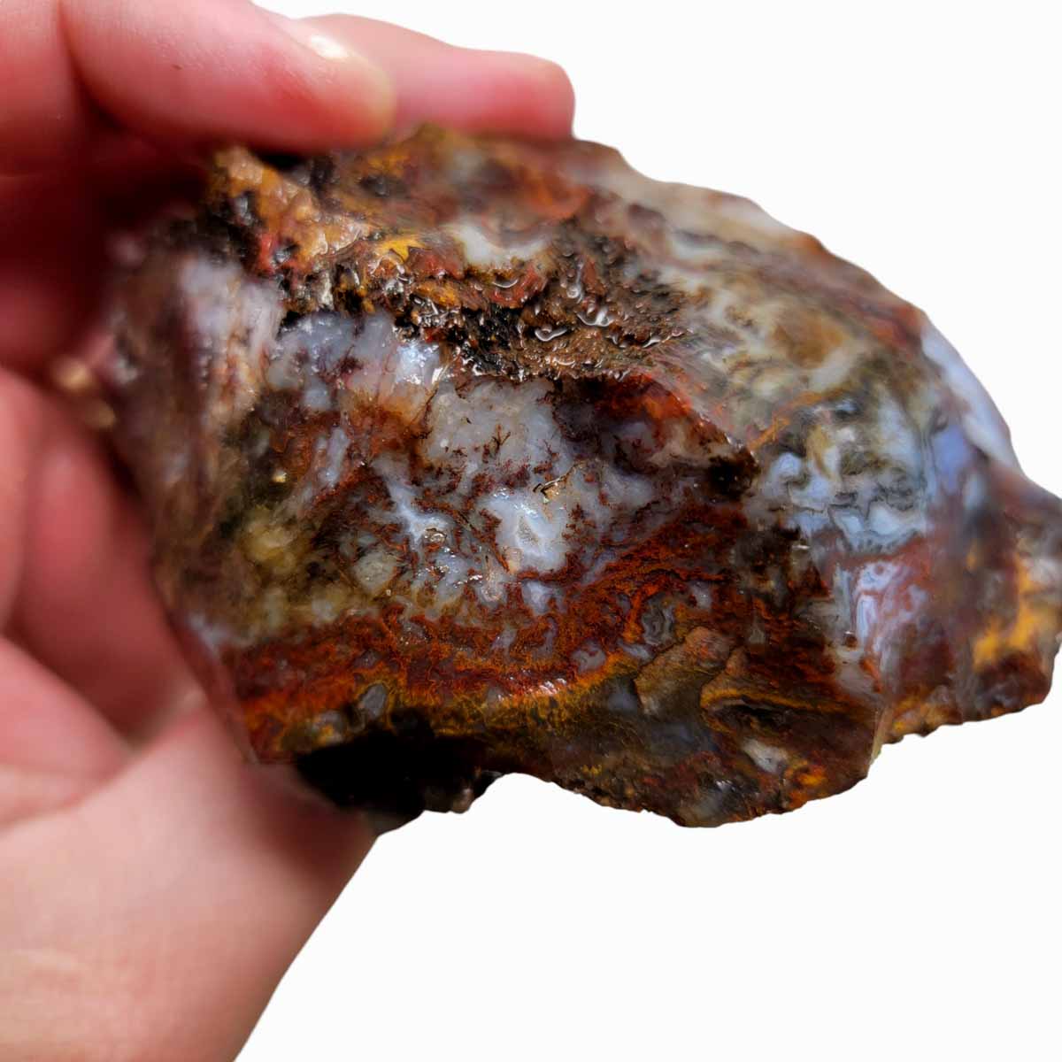 San Carlos Moss Agate Rough Chunk!