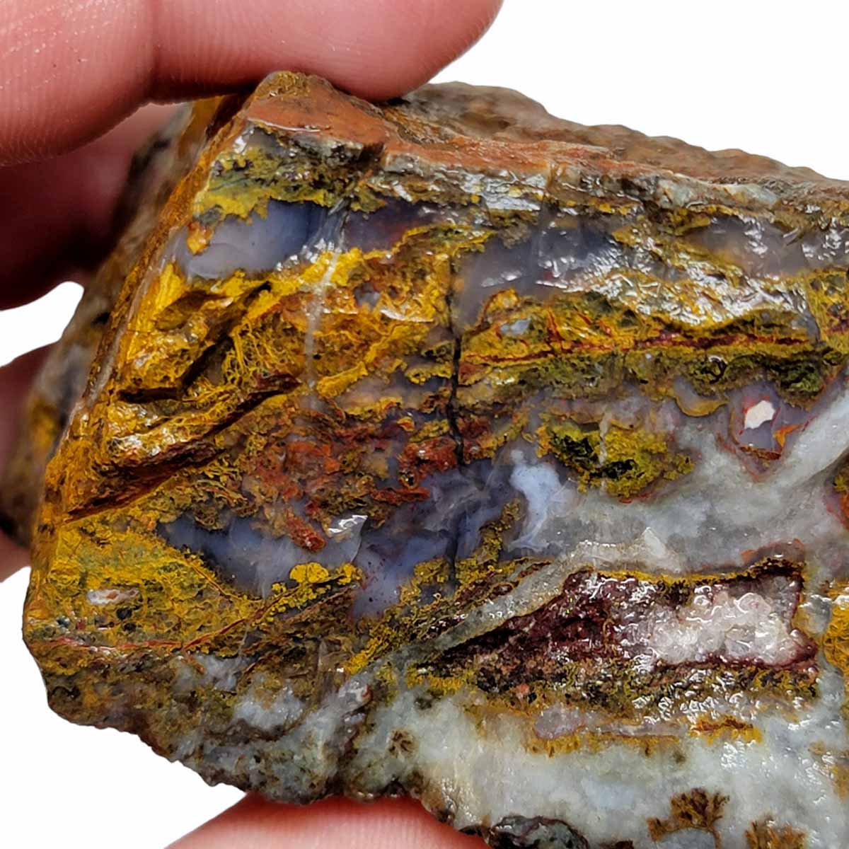 San Carlos Moss Agate Rough Chunk!