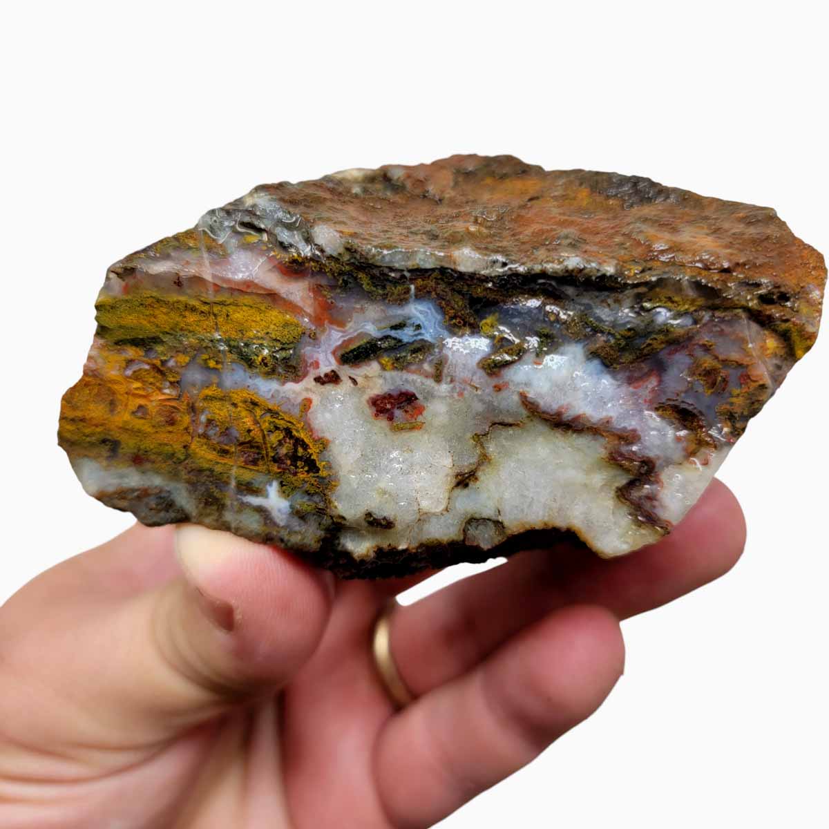 San Carlos Moss Agate Rough Chunk!