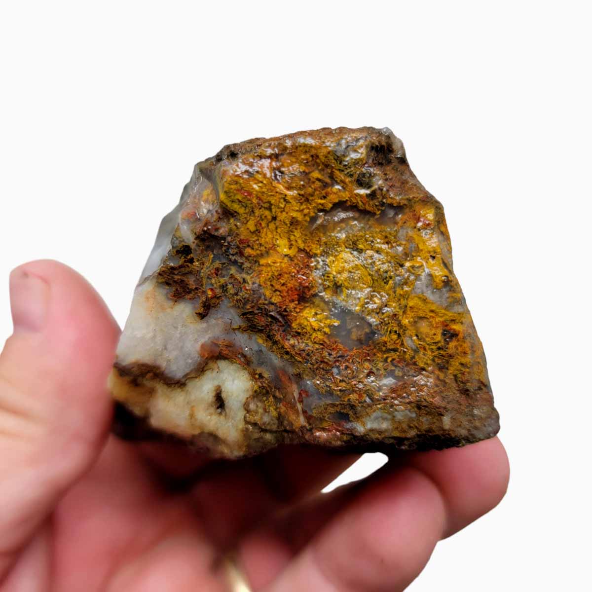 San Carlos Moss Agate Rough Chunk!