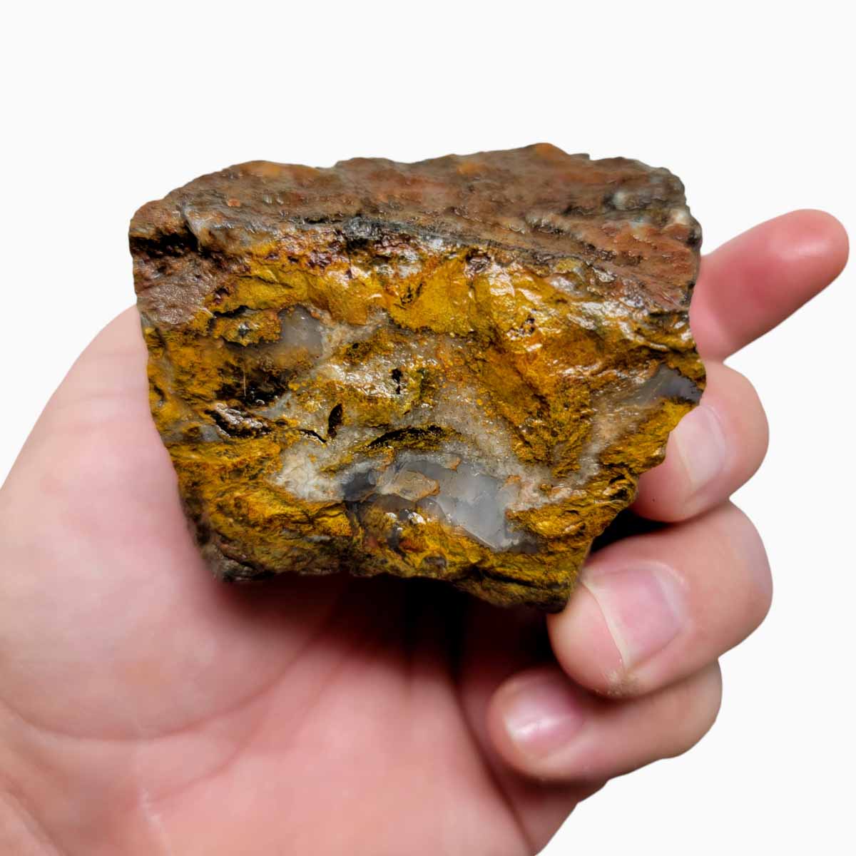 San Carlos Moss Agate Rough Chunk!