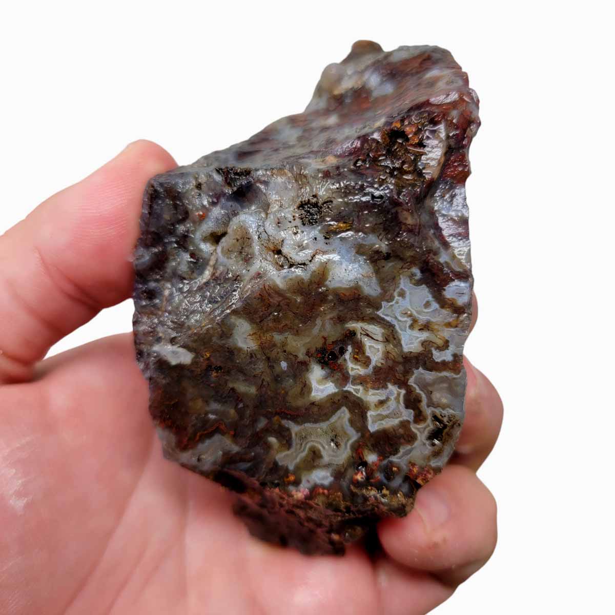 San Carlos Moss Agate Rough Chunk!