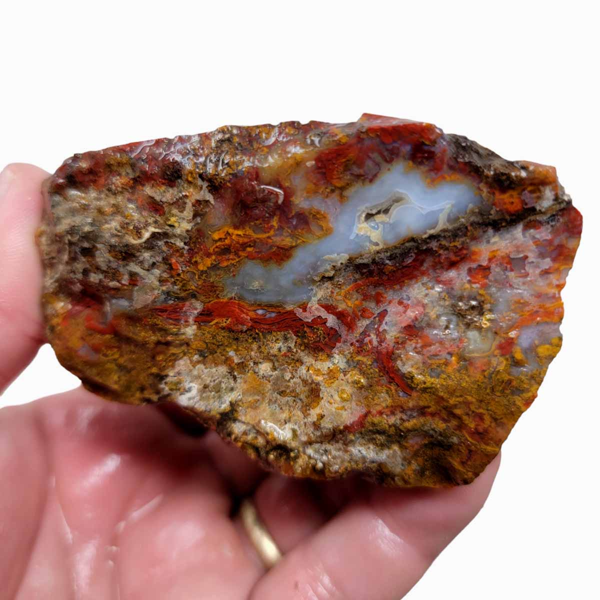 San Carlos Moss Agate Rough Chunk!