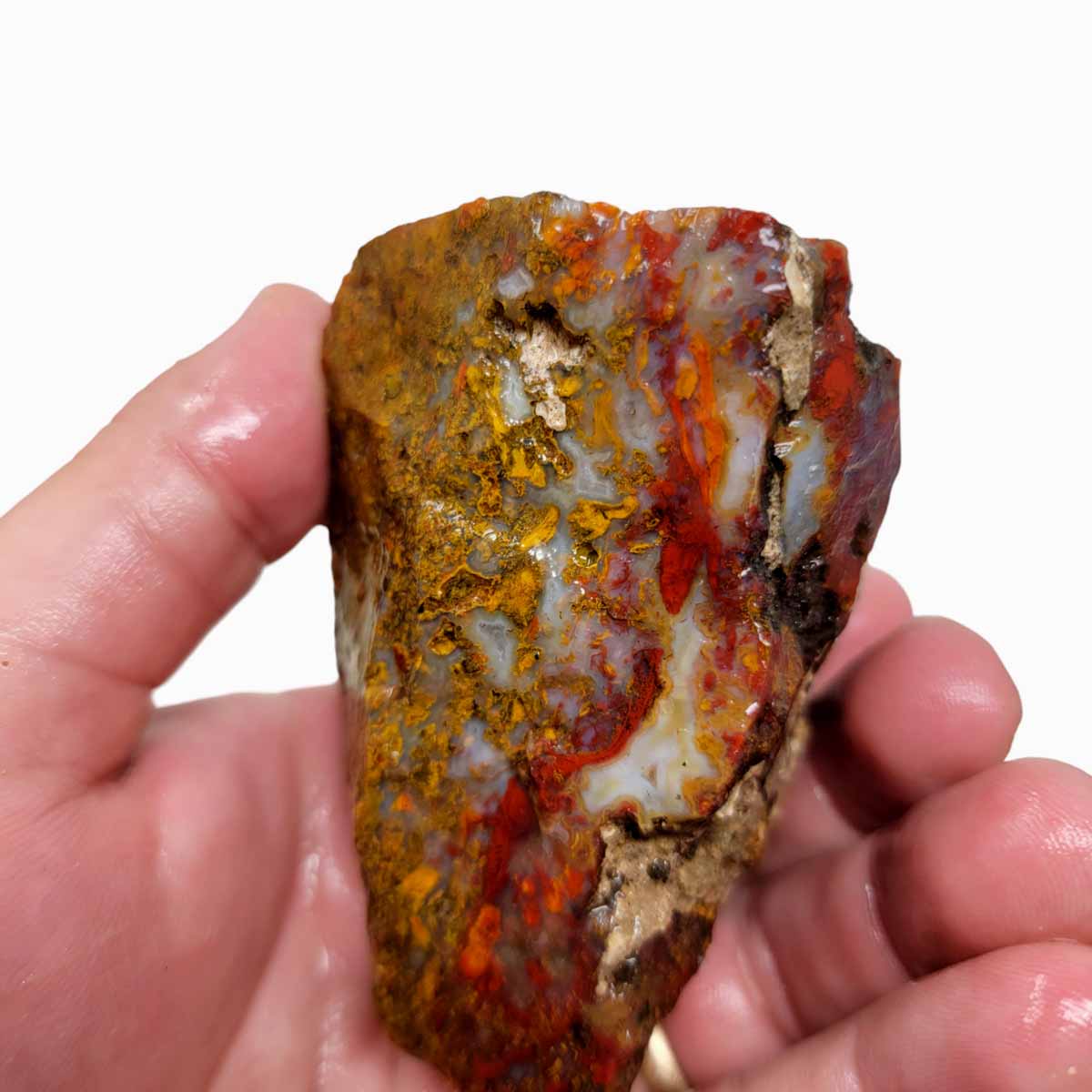 San Carlos Moss Agate Rough Chunk!