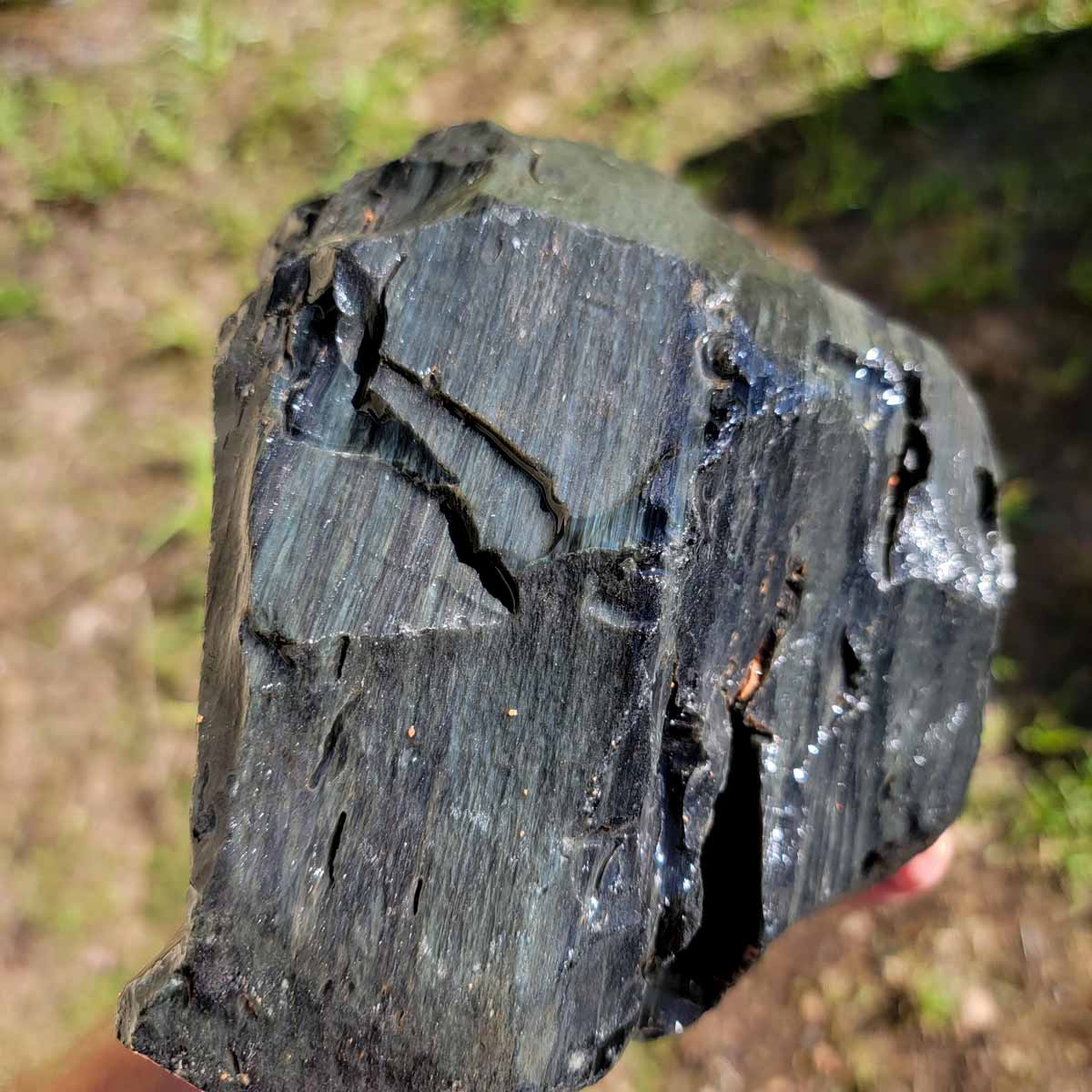 Mexican Velvet Obsidian Rough Chunk!