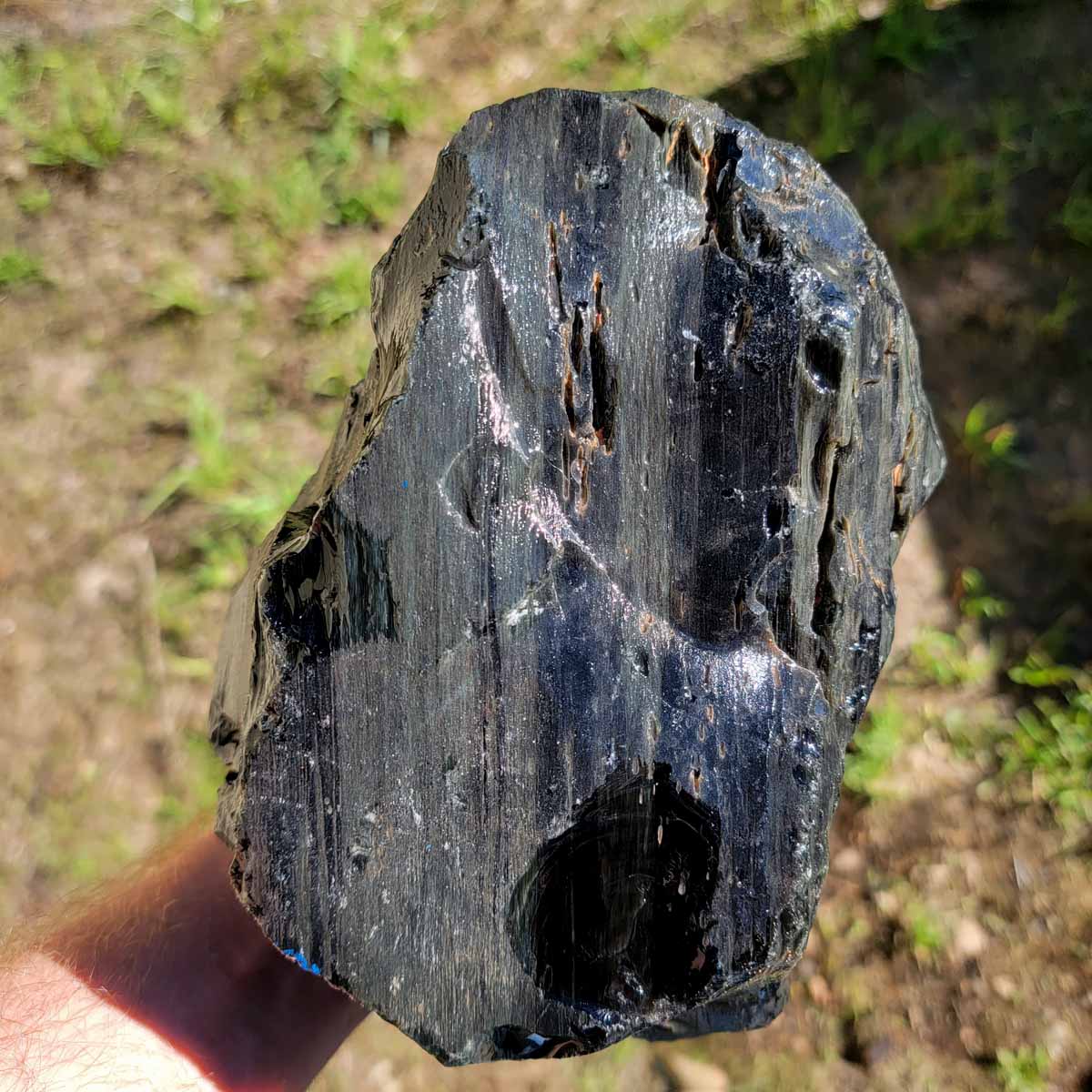 Mexican Velvet Obsidian Rough Chunk!