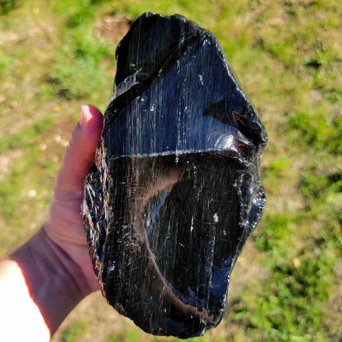 Mexican Velvet Obsidian Rough Chunk!