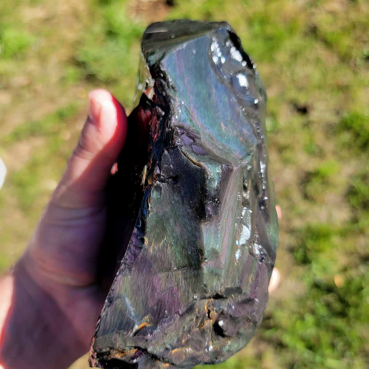 Mexican Velvet Obsidian Rough Chunk!