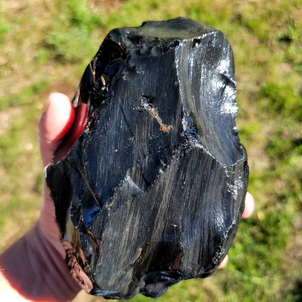 Mexican Velvet Obsidian Rough Chunk!