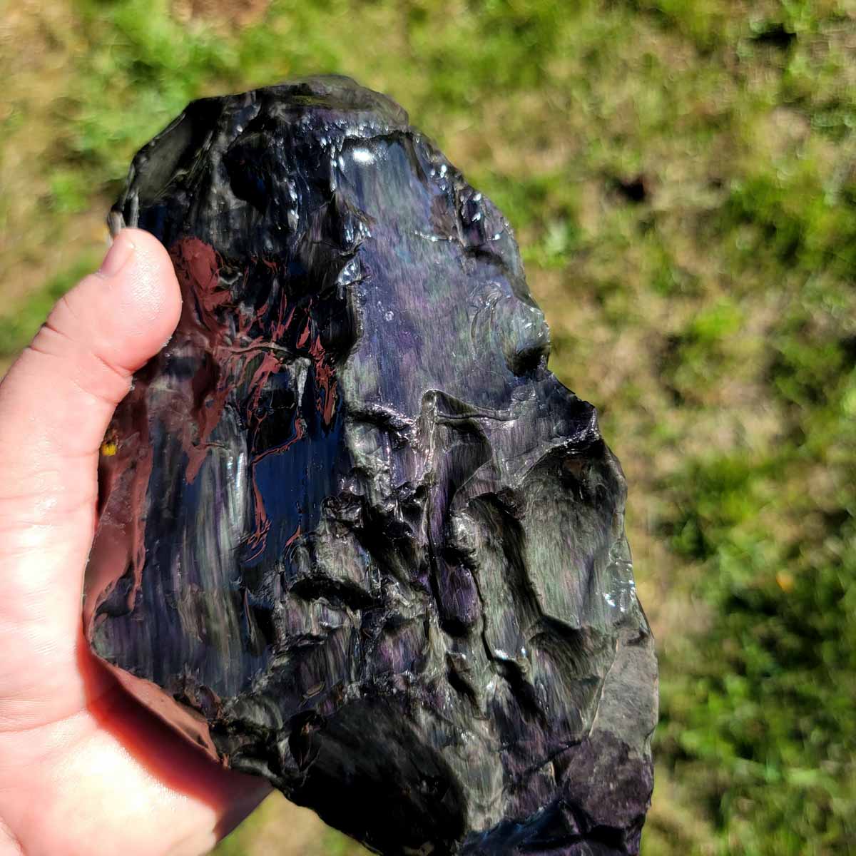 Mexican Velvet Obsidian Rough Chunk!