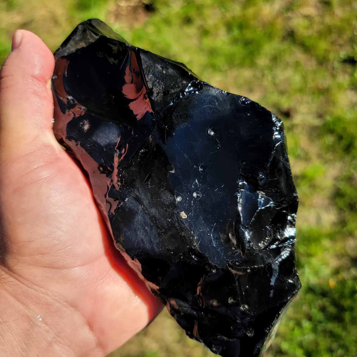 Mexican Velvet Obsidian Rough Chunk!