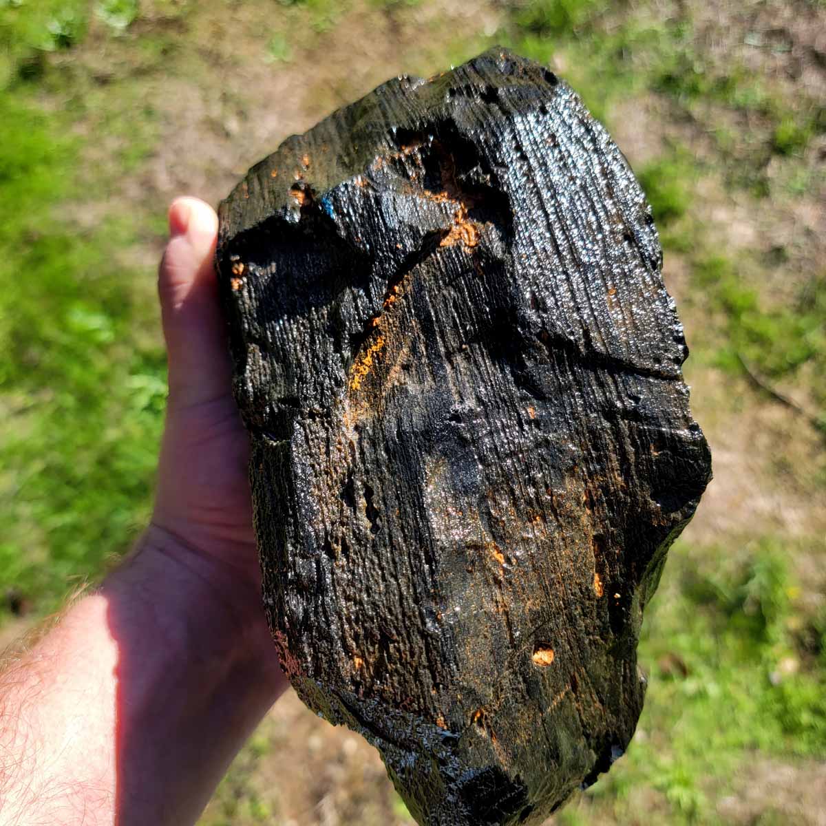 Mexican Velvet Obsidian Rough Chunk!