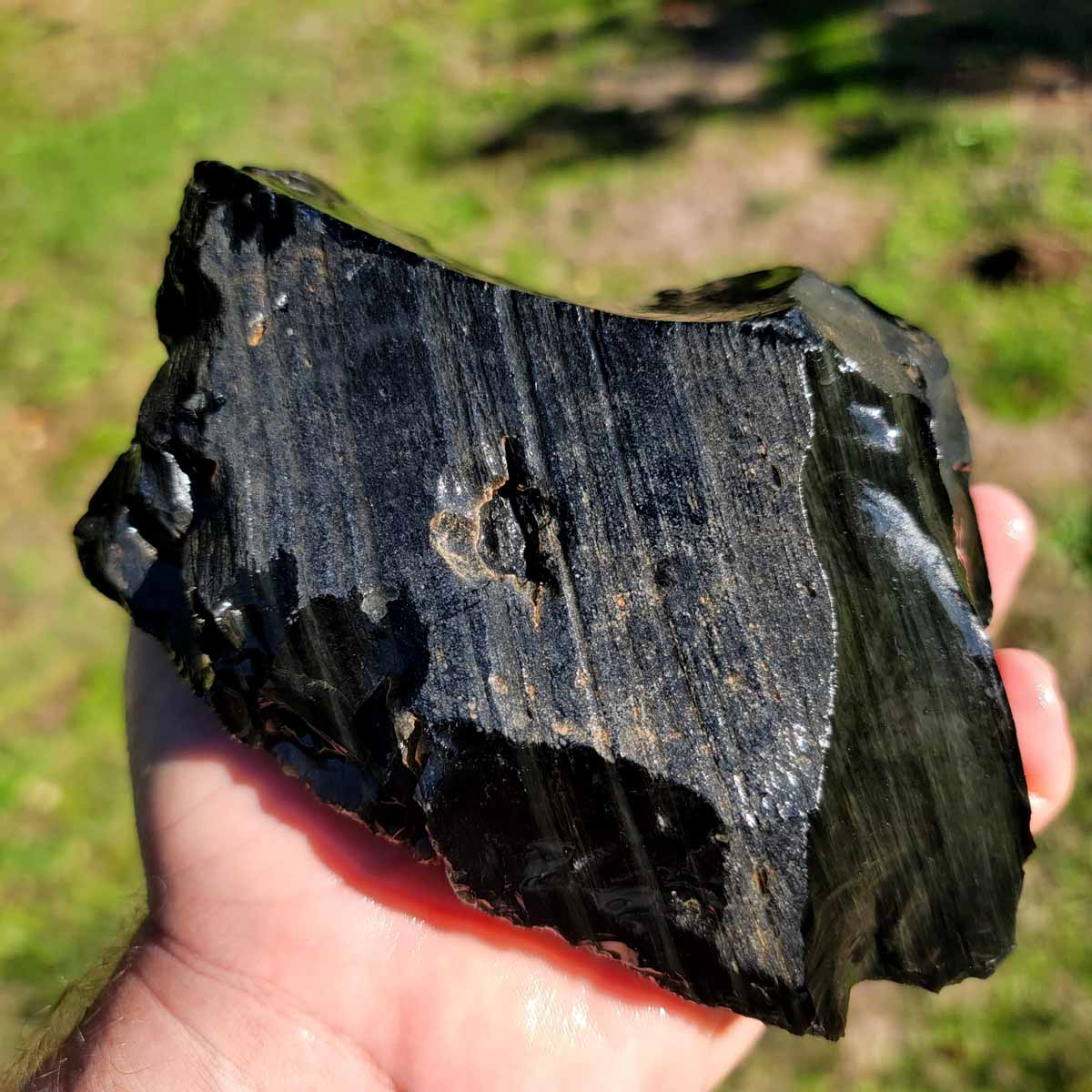 Mexican Velvet Obsidian Rough Chunk!