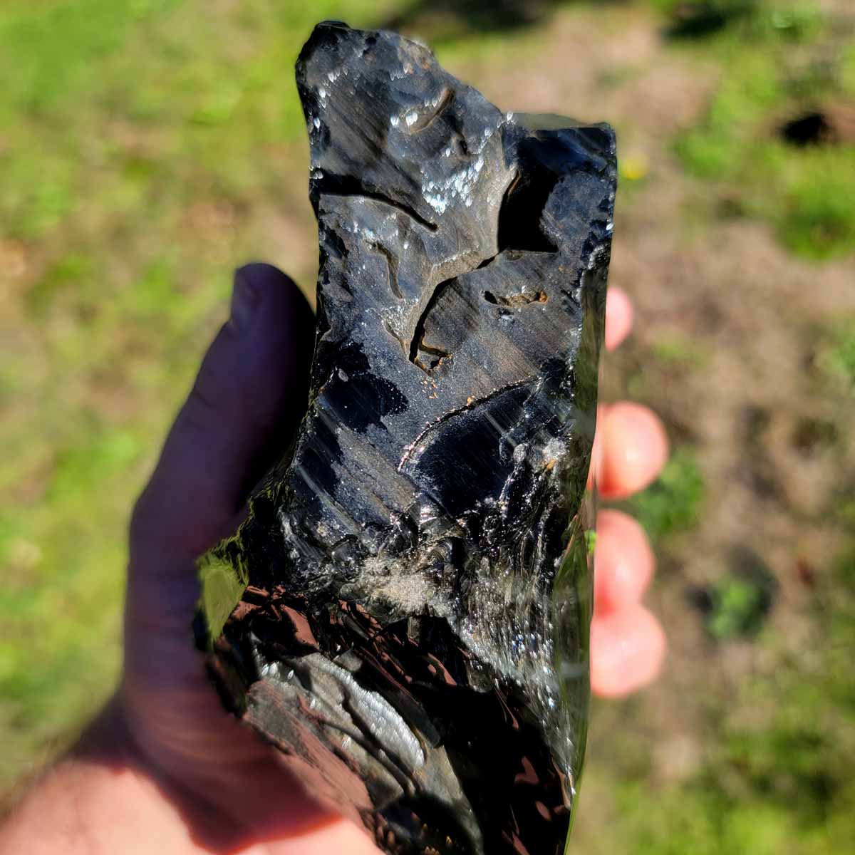 Mexican Velvet Obsidian Rough Chunk!