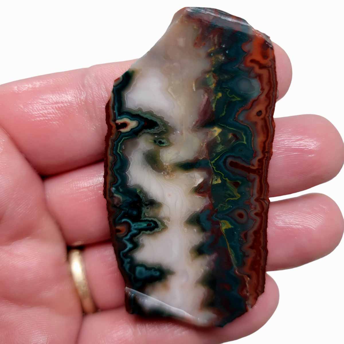 High Grade Idaho Sunset Jasper Slab!  Lapidary Stone Slab!