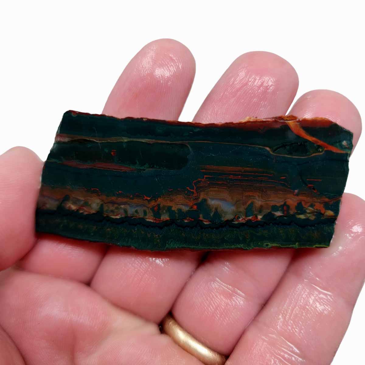 High Grade Idaho Sunset Jasper Slab!  Lapidary Stone Slab!