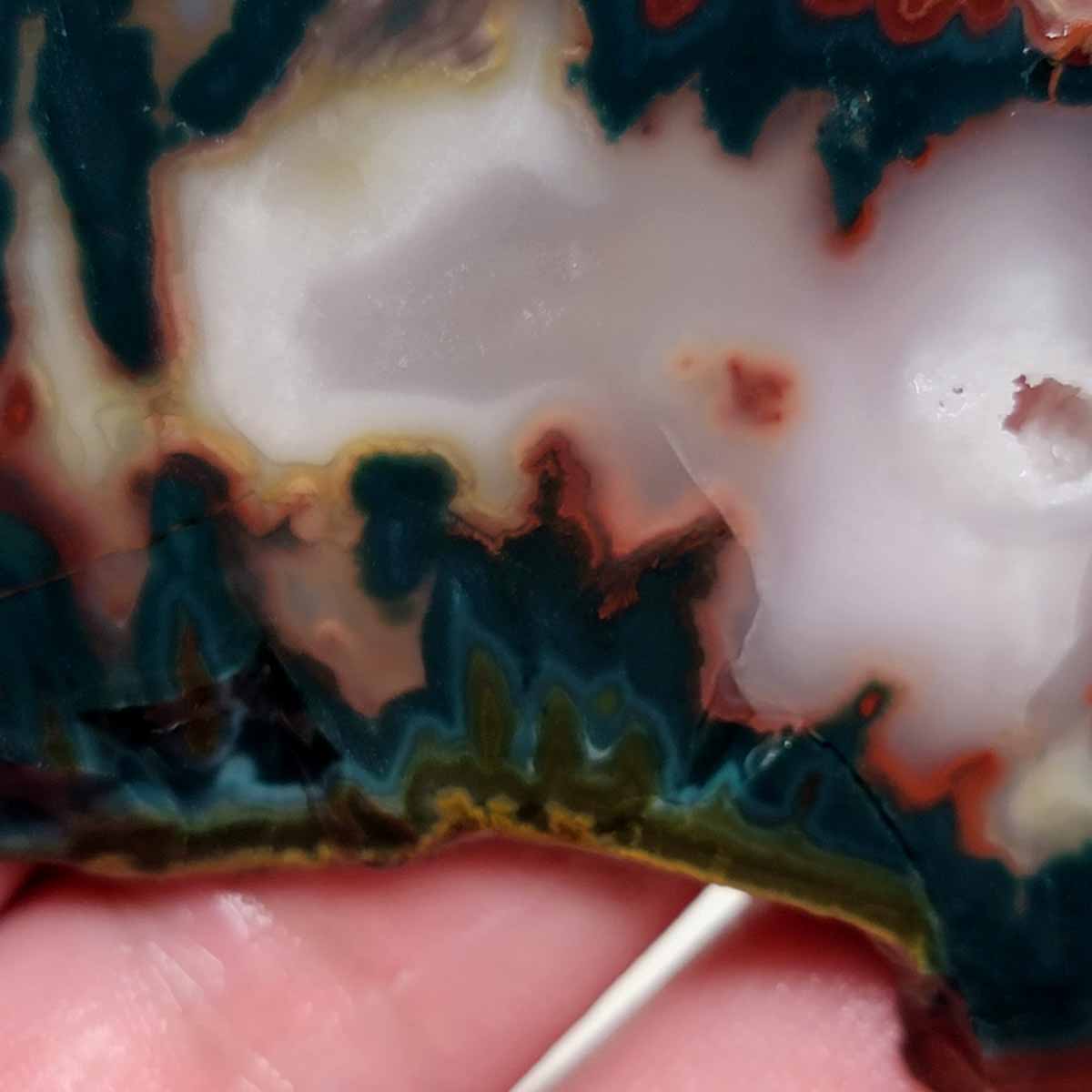 High Grade Idaho Sunset Jasper Slab!  Lapidary Stone Slab!