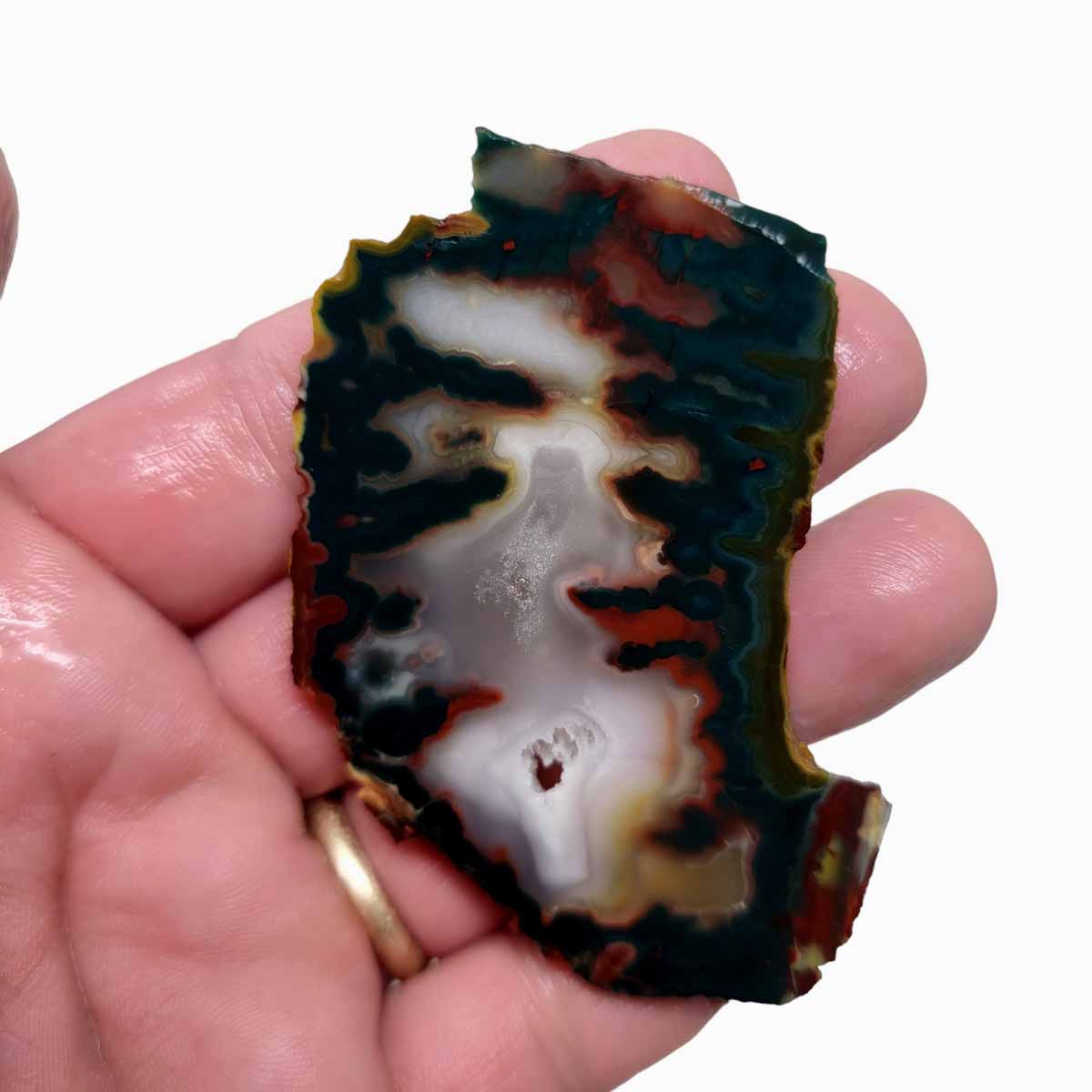 High Grade Idaho Sunset Jasper Slab!  Lapidary Stone Slab!