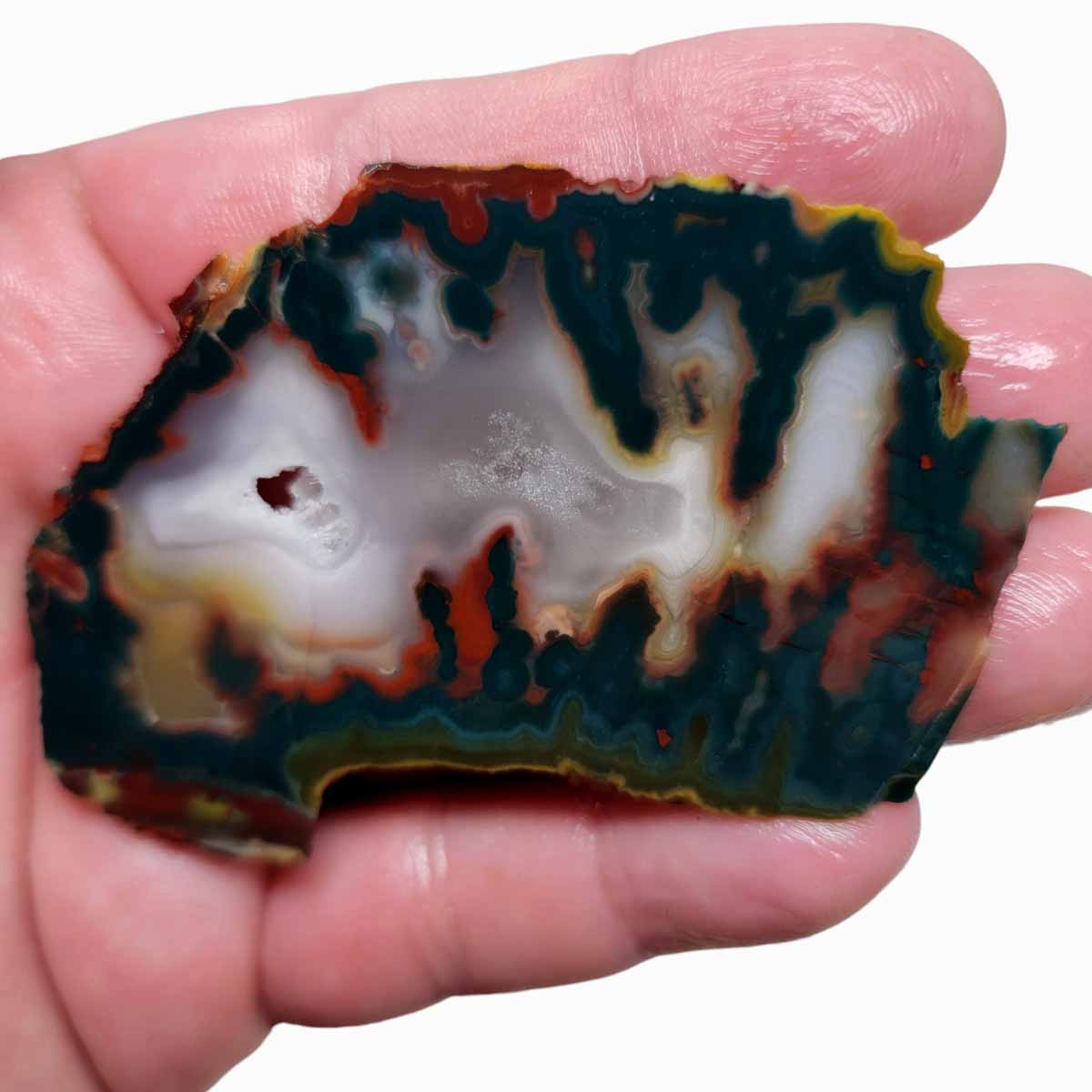 High Grade Idaho Sunset Jasper Slab!  Lapidary Stone Slab!