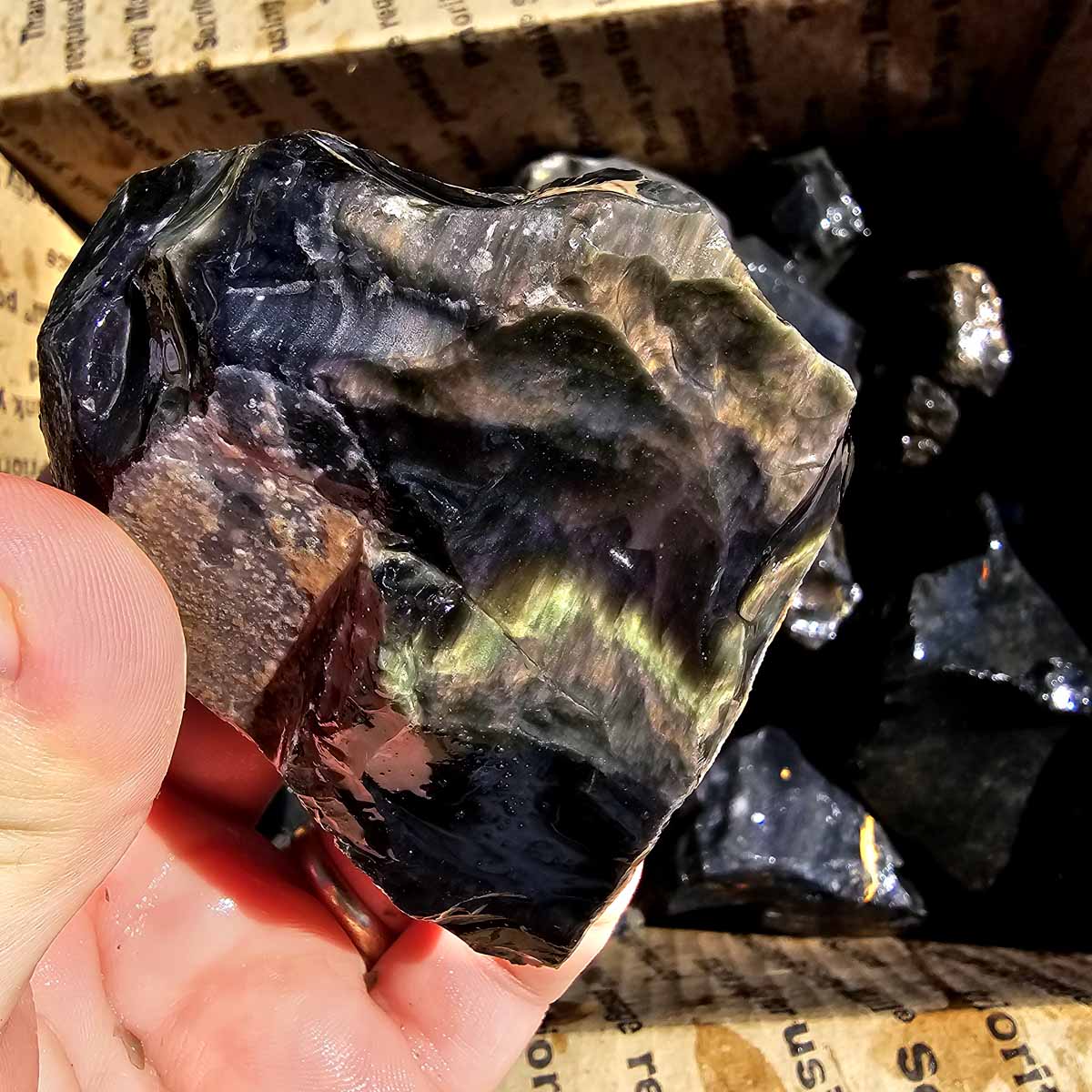 Jaw Dropping Velvet Obsidian Rough Flatrate!