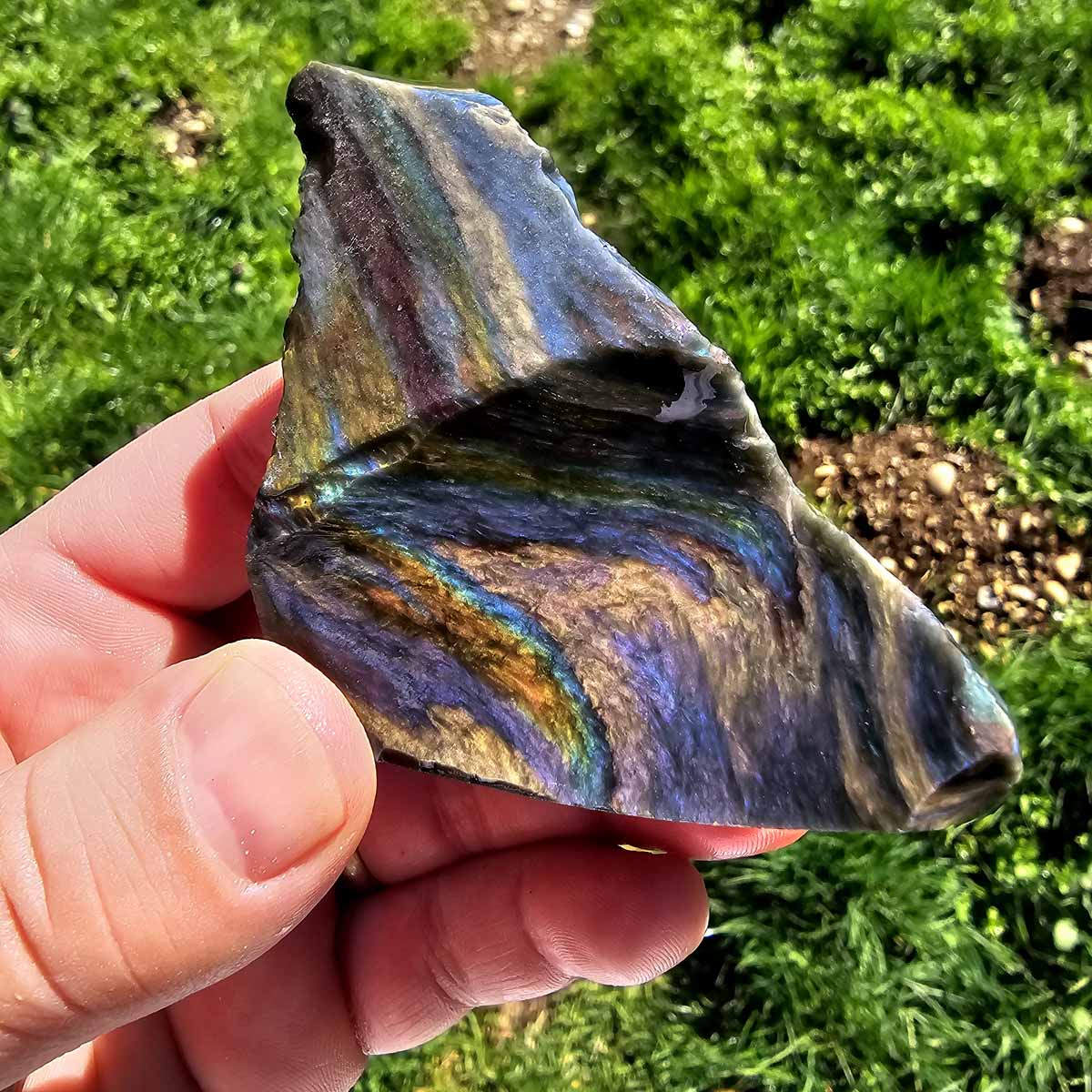 Highgrade Mexican Velvet Obsidian Rough Chunk!