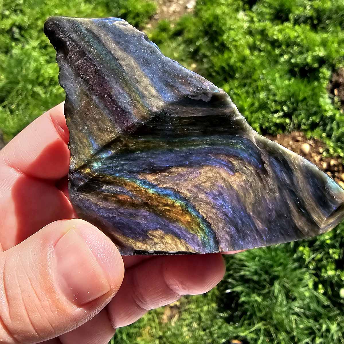 Highgrade Mexican Velvet Obsidian Rough Chunk!