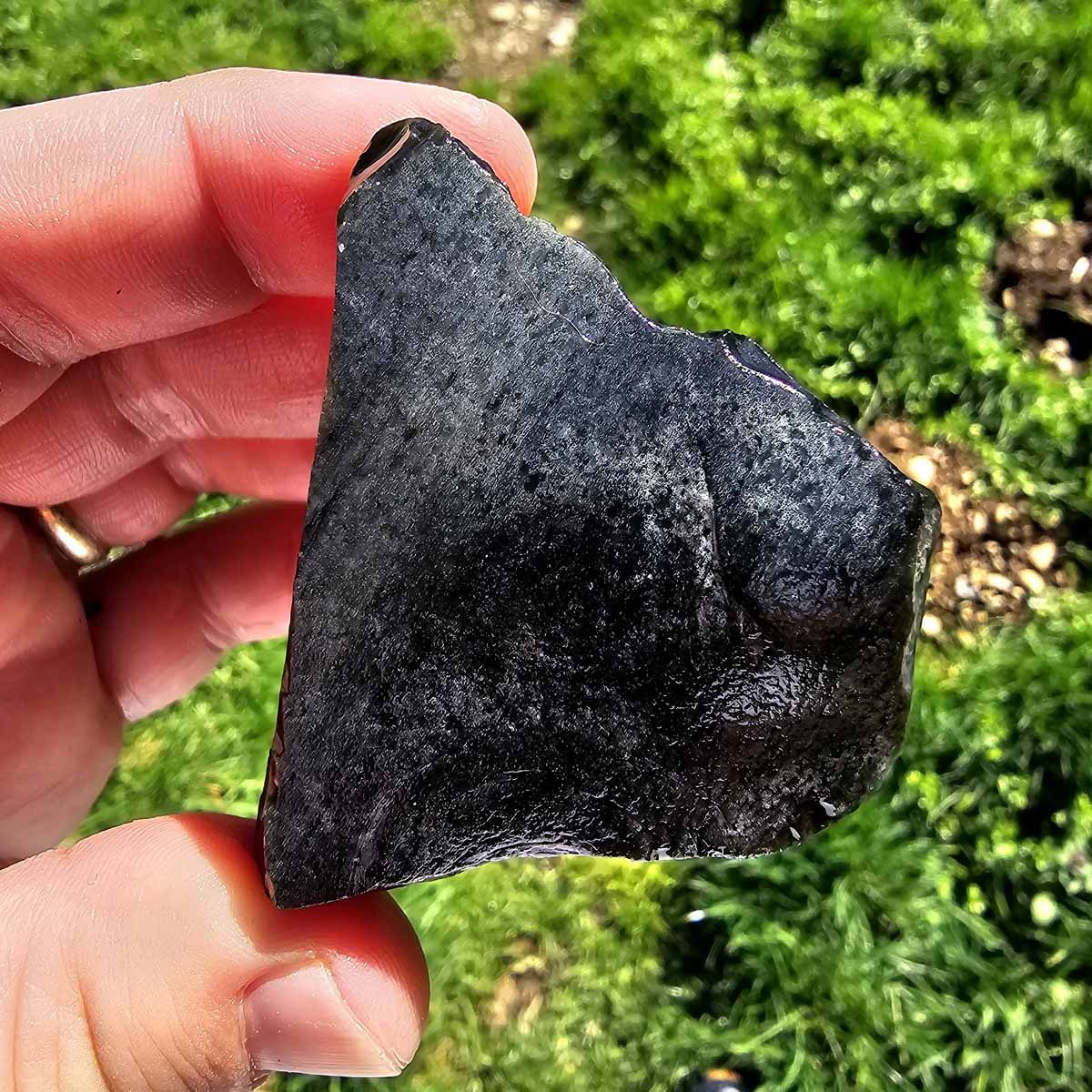 Highgrade Mexican Velvet Obsidian Rough Chunk!