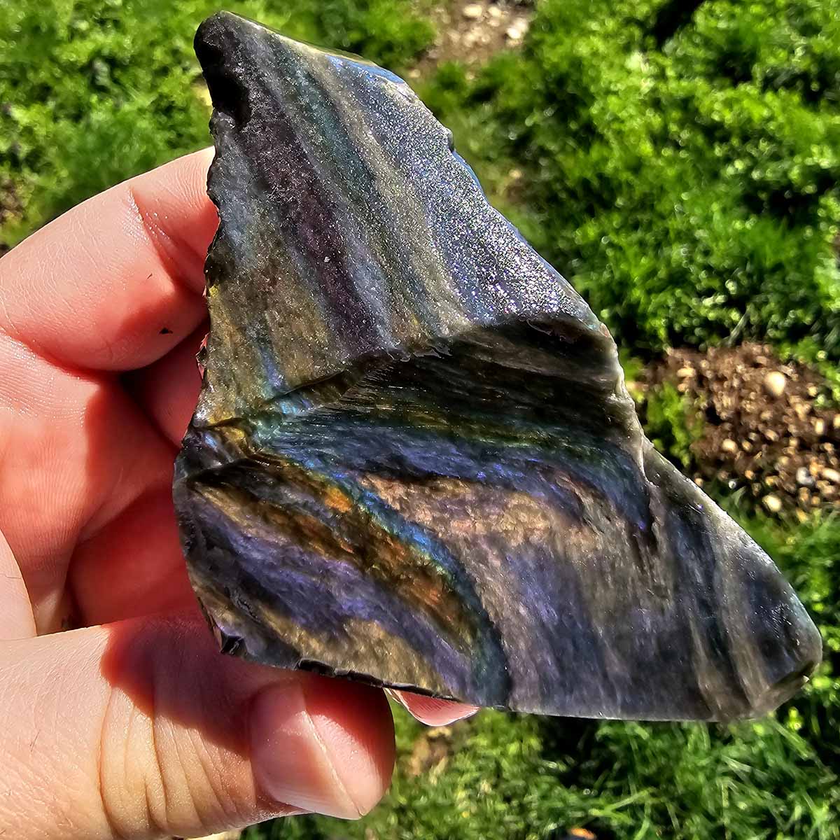 Highgrade Mexican Velvet Obsidian Rough Chunk!