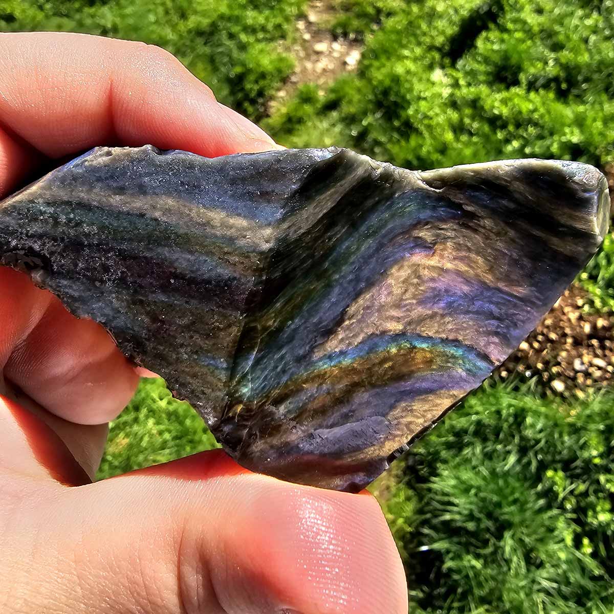 Highgrade Mexican Velvet Obsidian Rough Chunk!