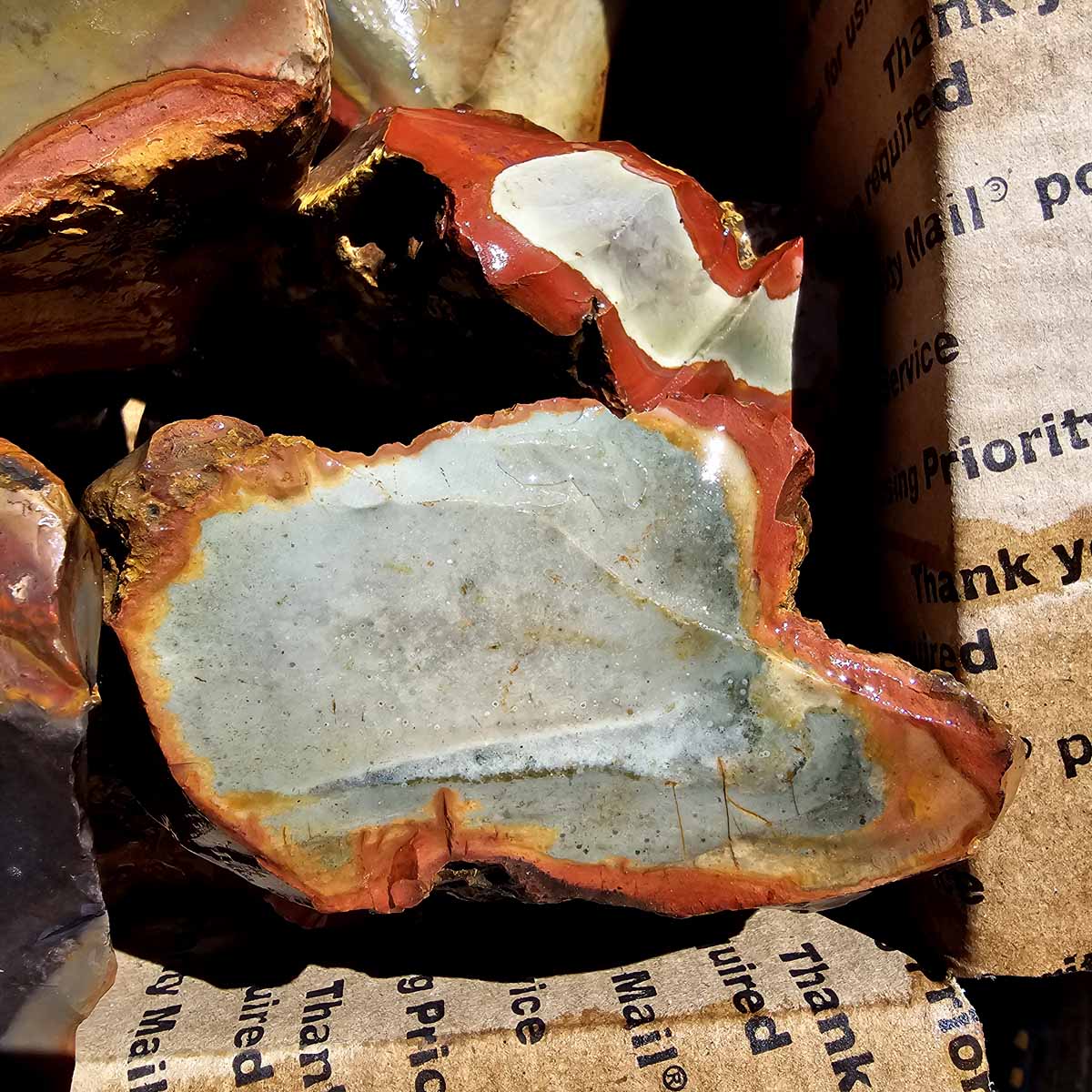 Discount Polychrome Jasper Cutting Rough Flatrate!