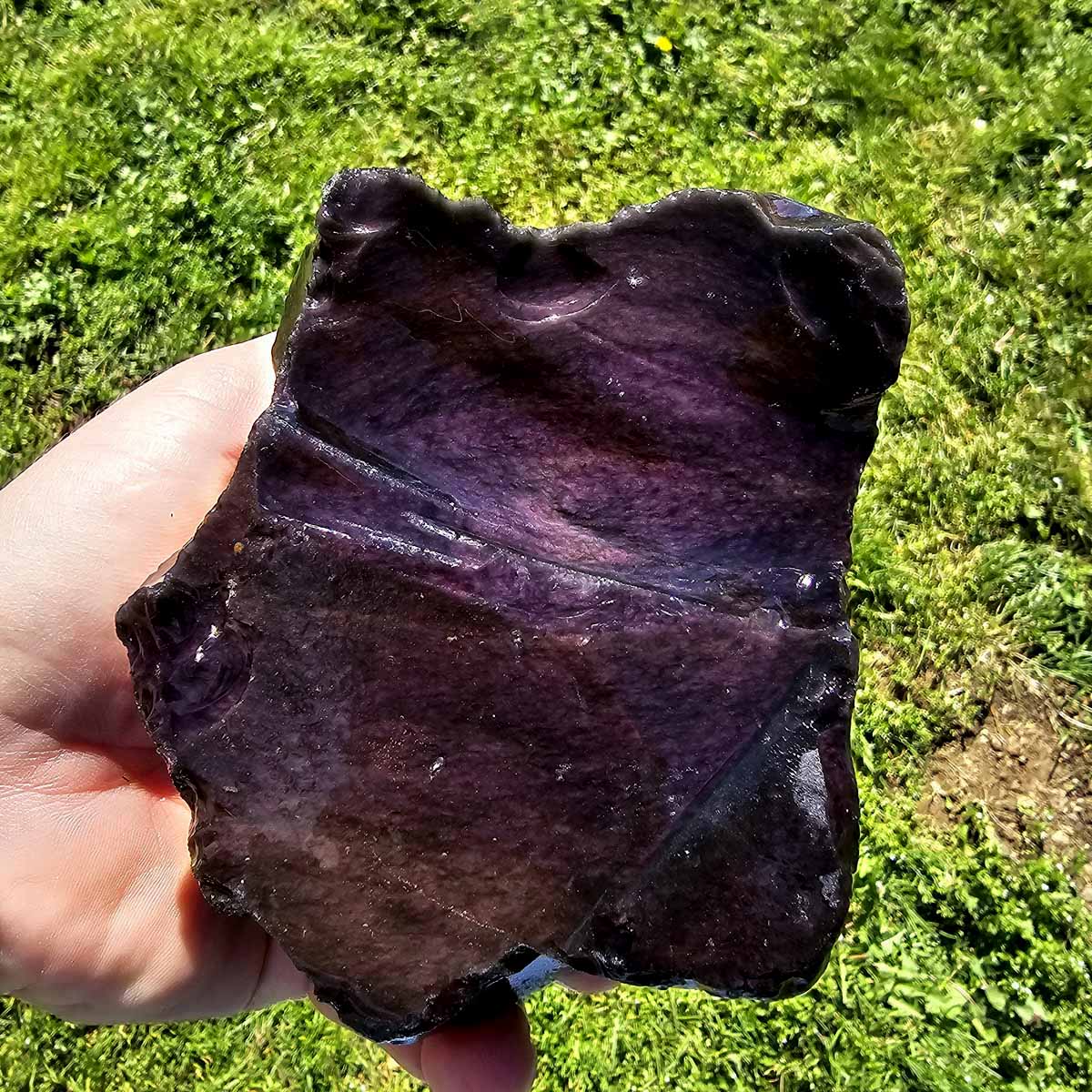 Mexican Velvet Obsidian Rough Chunk!