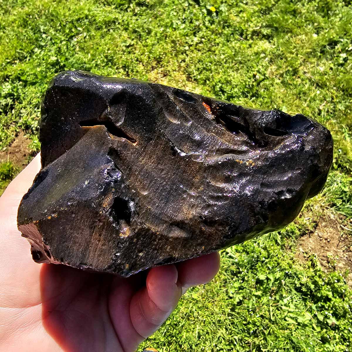 Mexican Velvet Obsidian Rough Chunk!