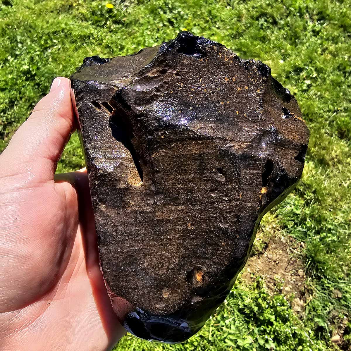 Mexican Velvet Obsidian Rough Chunk!