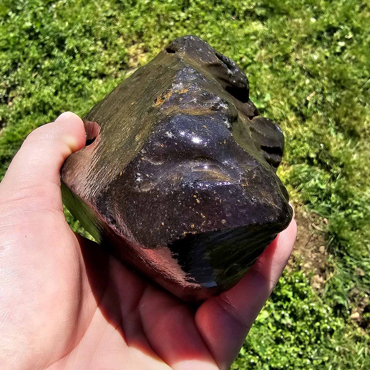 Mexican Velvet Obsidian Rough Chunk!