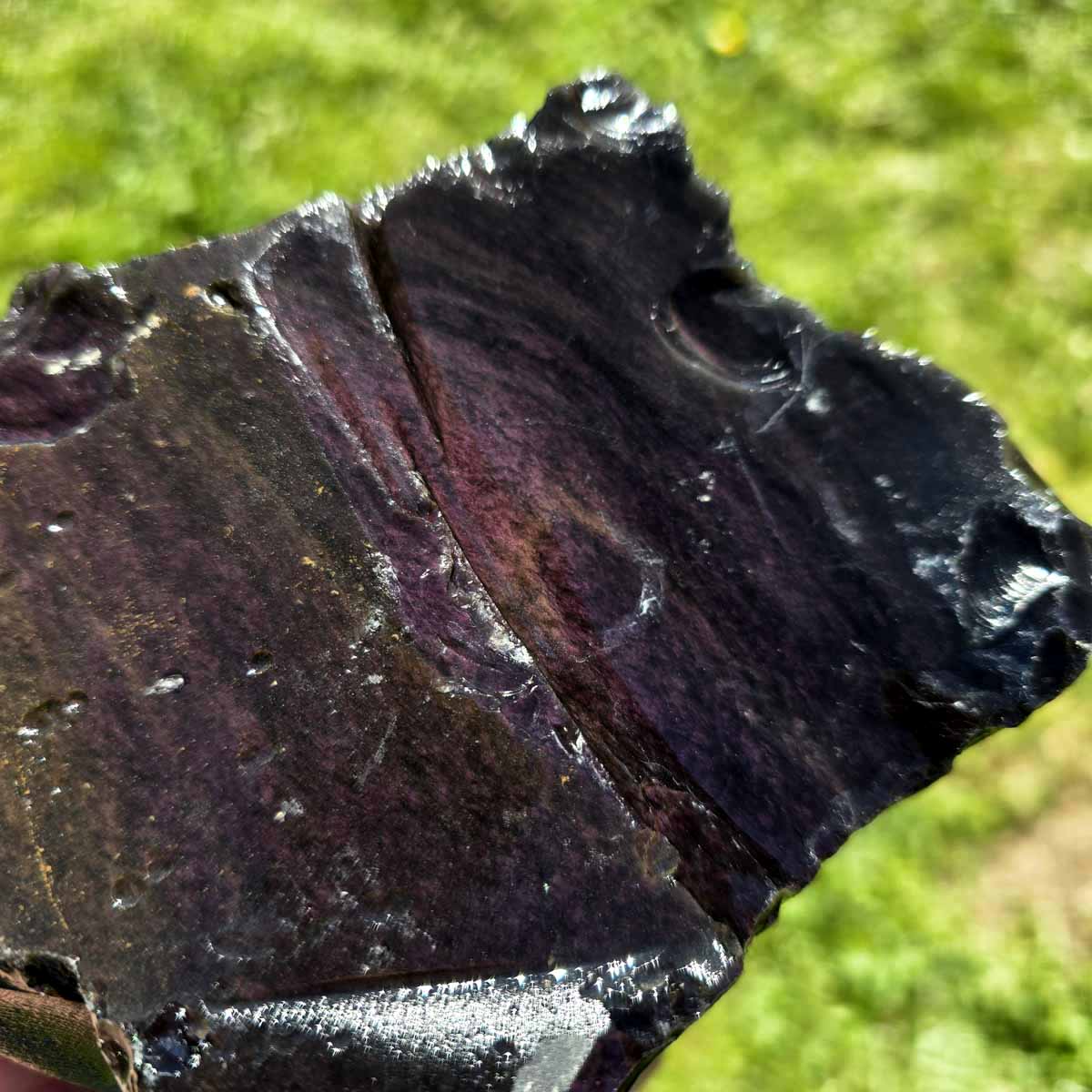 Mexican Velvet Obsidian Rough Chunk!