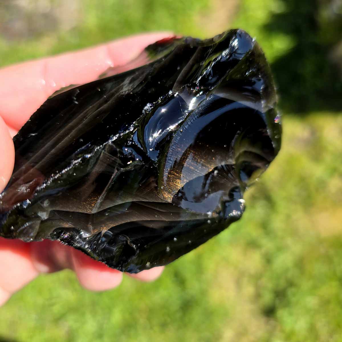 RARE Fire Obsidian Rough Chunk!