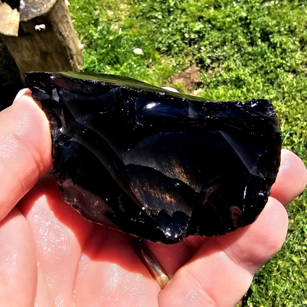 RARE Fire Obsidian Rough Chunk!