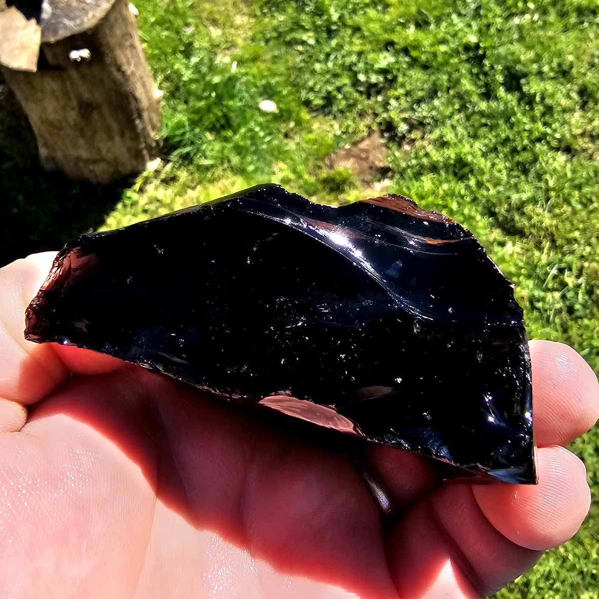 RARE Fire Obsidian Rough Chunk!