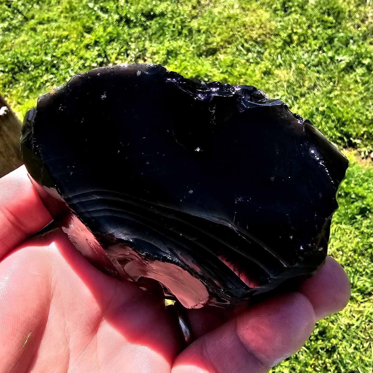 RARE Red Ribbon Obsidian Rough Chunk!