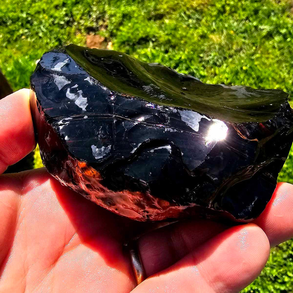 RARE Red Ribbon Obsidian Rough Chunk rare-red-ribbon-obsidian-rough-chunk