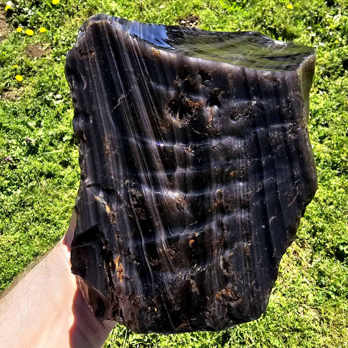 Rainbow Obsidian Davis Creek Rough Chunk!