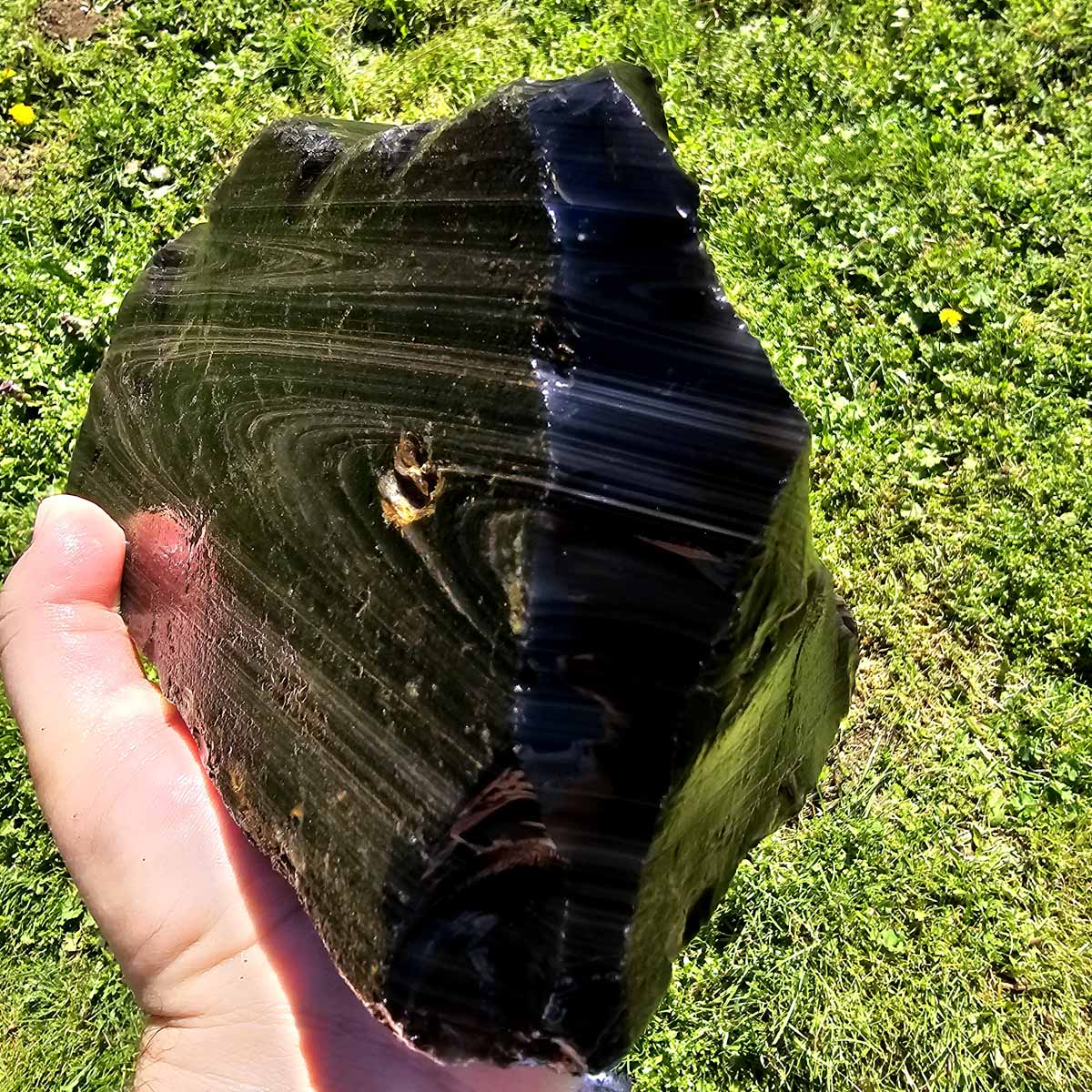 Rainbow Obsidian Davis Creek Rough Chunk!