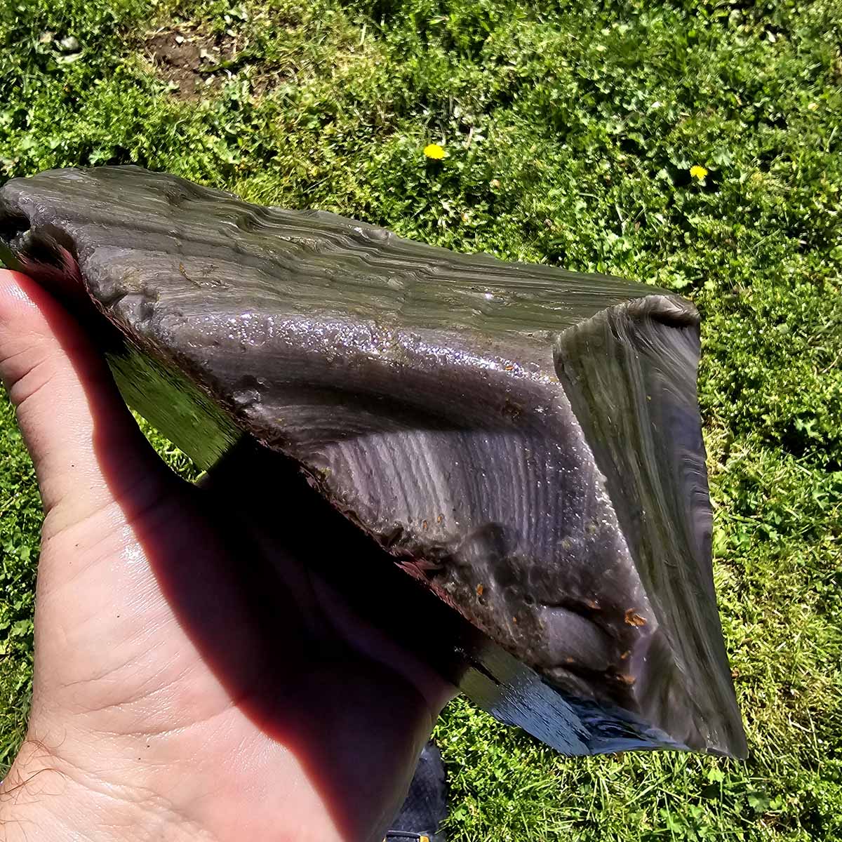 Rainbow Obsidian Davis Creek Rough Chunk!