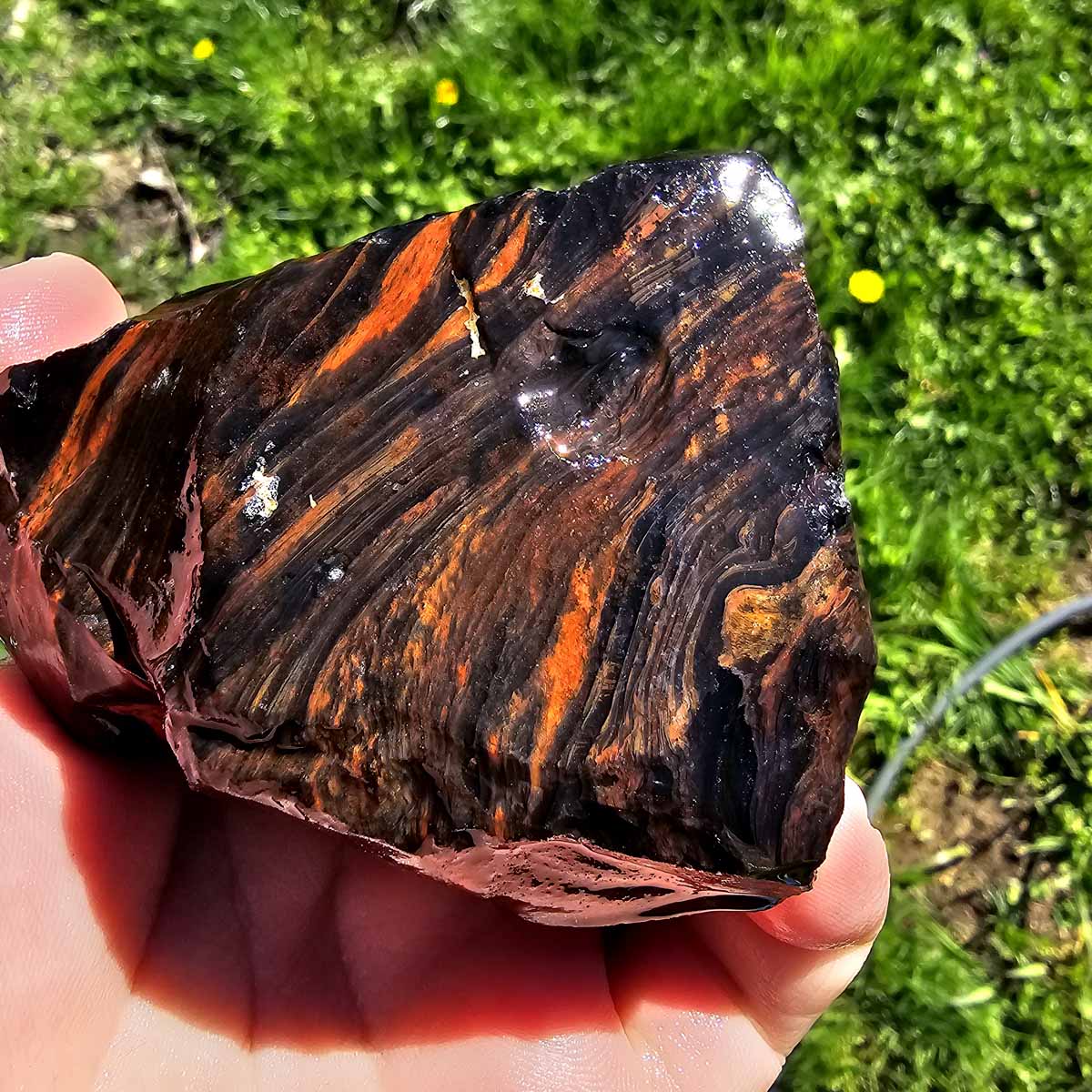 Tri-Flow Mix Old Stock Oregon Obsidian Rough Flatrate!